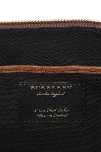 BURBERRY ABINGDON DERBY HOUSE CHECK LEATHER CROSSBODY