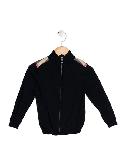 BURBERRY BABY BOY NOVA CHECK ZIP UP JACKET