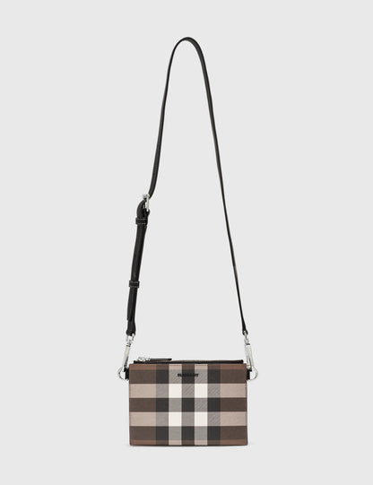 BURBERRY BENJI CHECK CROSSBODY BAG