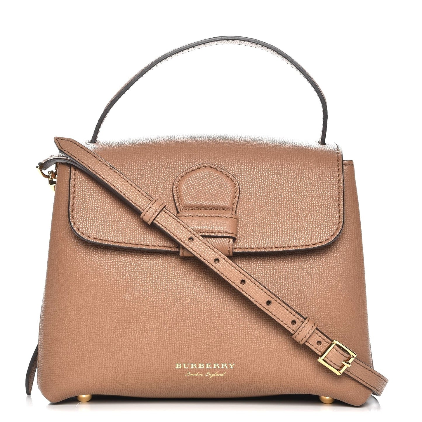 BURBERRY CAMBERLEY CALFSKIN LEATHER SATCHEL BAG