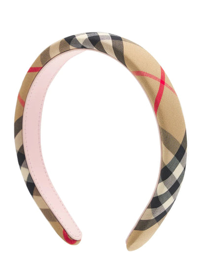 BURBERRY VINTAGE CHECK HAIRBAND
