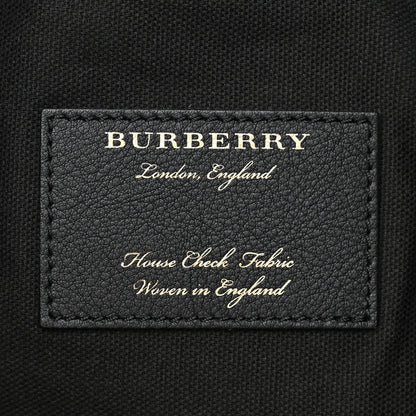 BURBERRY DERBY HOUSE CHECK CORNWALL CALFSKIN LEATHER HOBO BAG