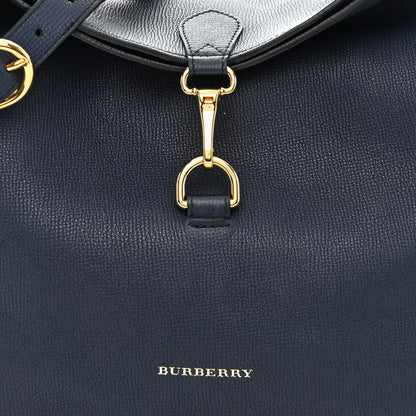 BURBERRY DERBY HOUSE CHECK CORNWALL CALFSKIN LEATHER HOBO BAG