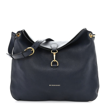 BURBERRY DERBY HOUSE CHECK CORNWALL CALFSKIN LEATHER HOBO BAG