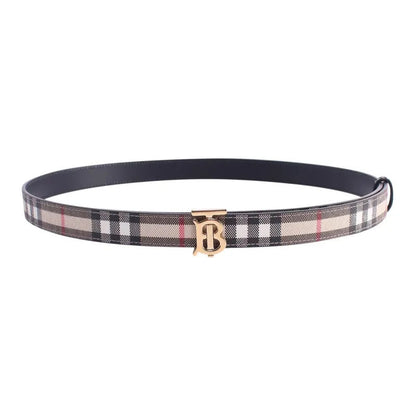 BURBERRY HOUSE CHECK TB BUCKLE BELT
