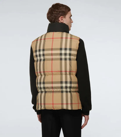 BURBERRY KENWICK CHECKED DOWN VEST