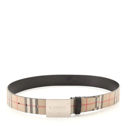 BURBERRY LOGO BUCKLE VINTAGE CHECK BELT