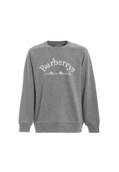 BURBERRY MEN'S BATTARNI LOGO CREWNECK SWEATSHIRT