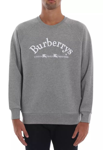 BURBERRY MEN'S BATTARNI LOGO CREWNECK SWEATSHIRT