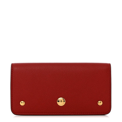 BURBERRY MARAIS CALFSKIN LEATHER ROWE CONTINENTAL WALLET