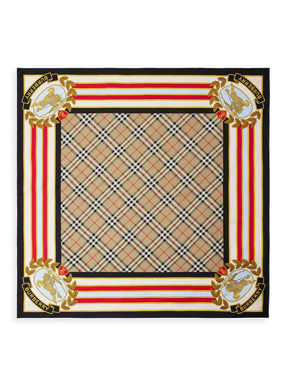 BURBERRY MONTAGE PRINT SILK SCARF