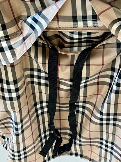 BURBERRY NOVA CHECK HOODED GOLF JACKET