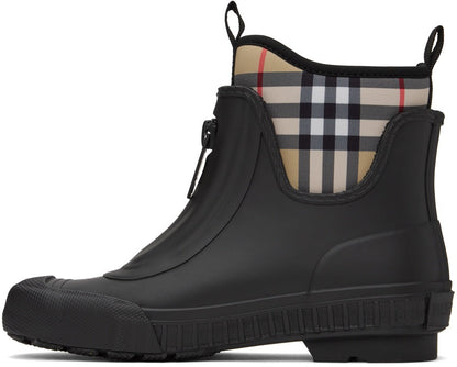 BURBERRY VINTAGE CHECK RAIN BOOTS