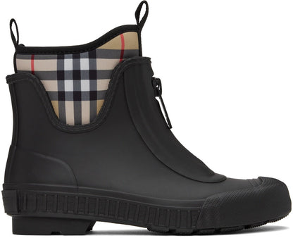 BURBERRY VINTAGE CHECK RAIN BOOTS