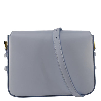 BURBERRY Grace Small Leather Crossbody Bag Light Blue