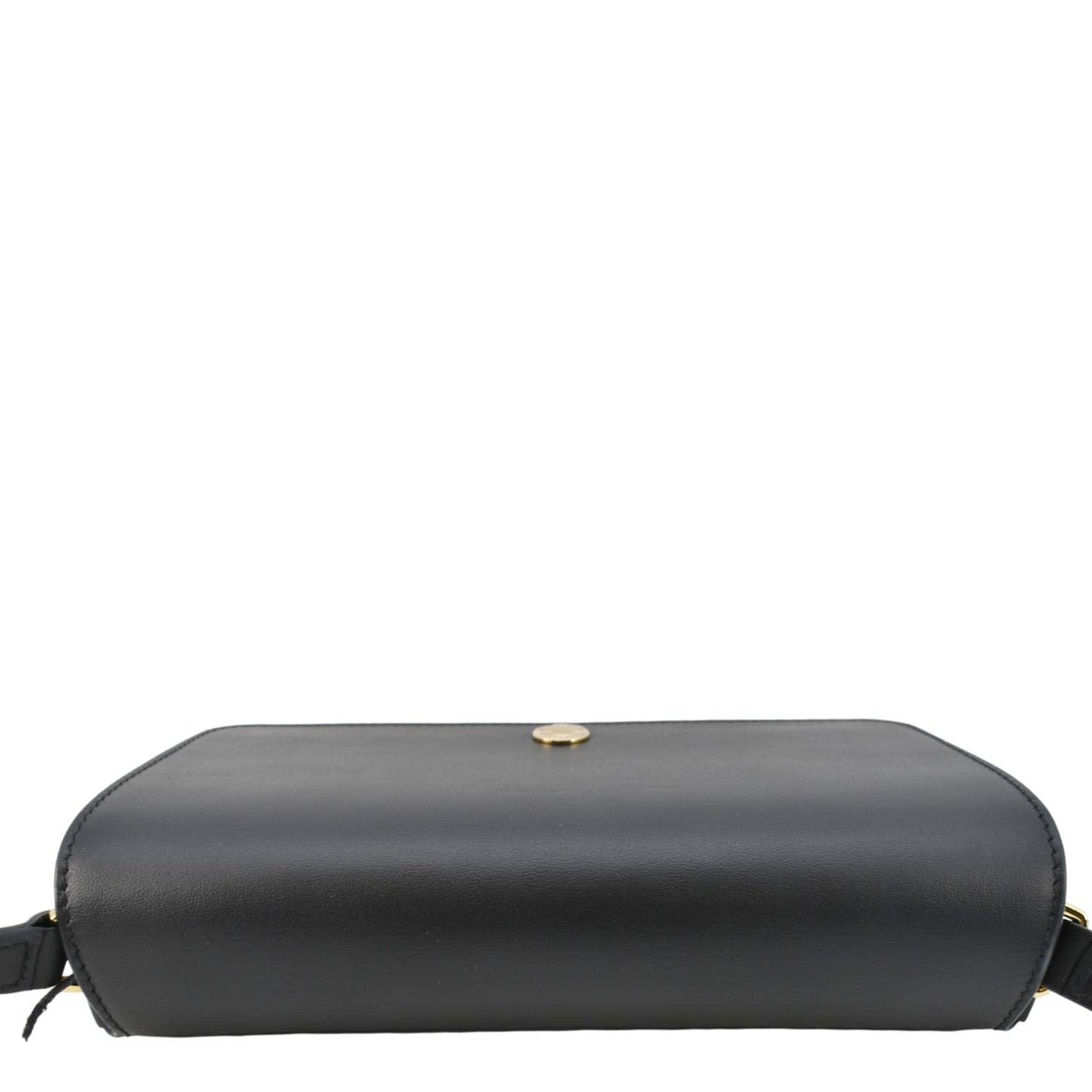 BURBERRY Hampshire Vintage Check Leather Crossbody Bag Black