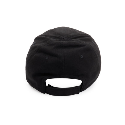 Balenciaga 2021 Black Cotton Logo Baseball Cap, L 59
