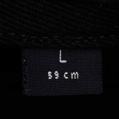 Balenciaga 2021 Black Cotton Logo Baseball Cap, L 59