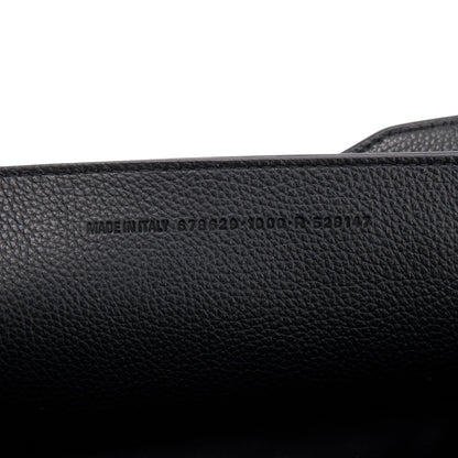 Balenciaga 2022 Black Calfskin Leather Small Neo Classic Top Handle Bag