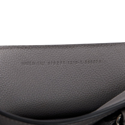 Balenciaga 2022 Grey Calfskin Leather Neo Classic XS City Bag