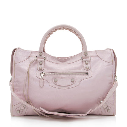 Luxury Balenciaga Trending 2025 Agneau Giant 12 City Satchel (SHF-17835)