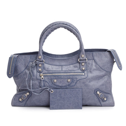 Balenciaga Ardoise Agneau Leather Giant 12 Part Time Bag