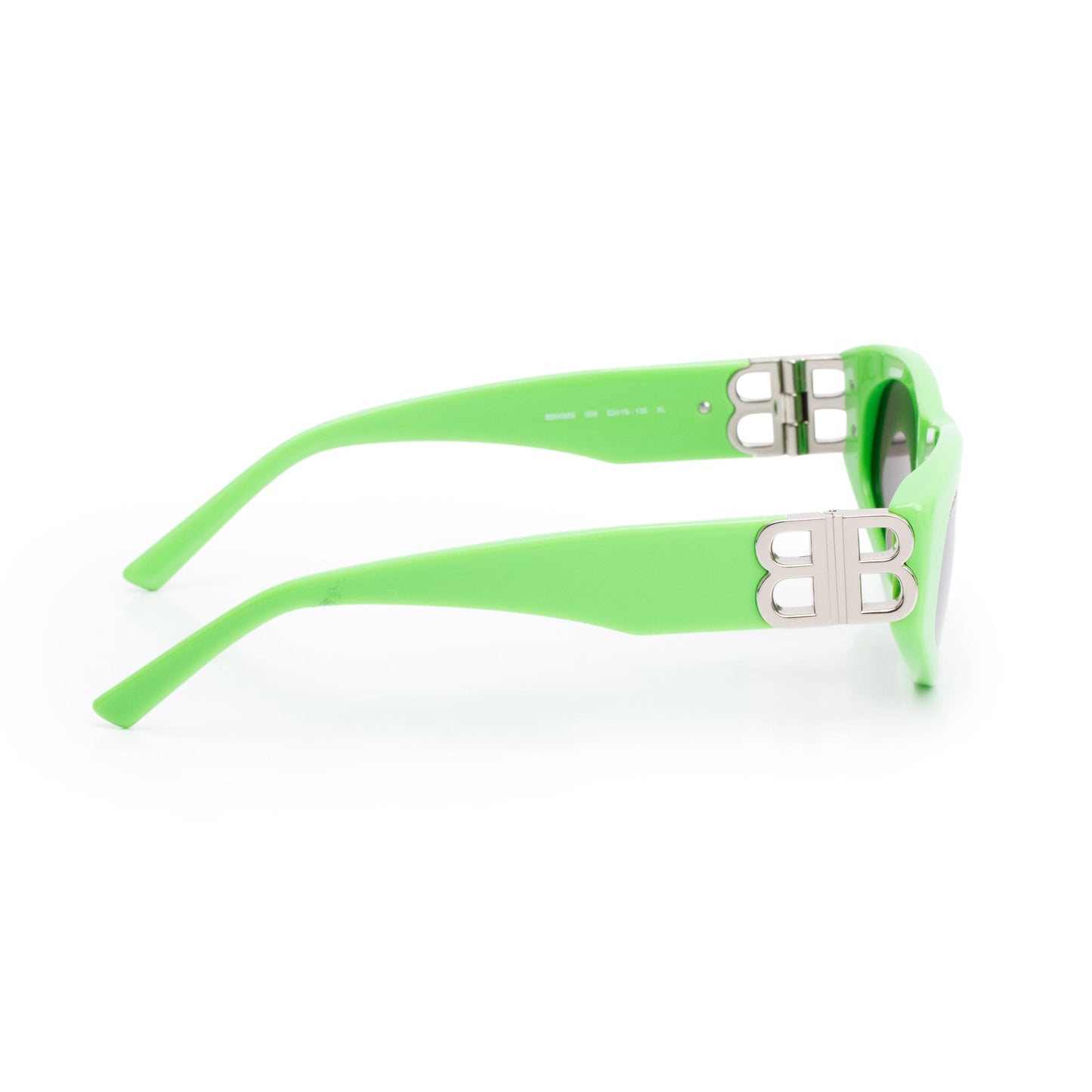 Balenciaga BB0095S Green Acetate Dynasty D-Frame Sunglasses