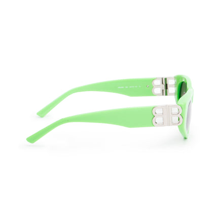 Balenciaga BB0095S Green Acetate Dynasty D-Frame Sunglasses