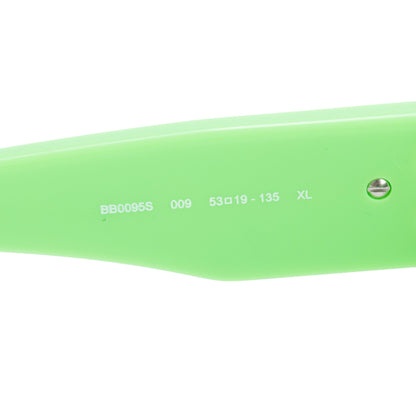 Balenciaga BB0095S Green Acetate Dynasty D-Frame Sunglasses