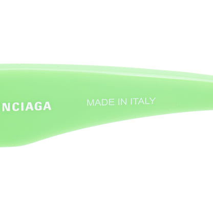 Balenciaga BB0095S Green Acetate Dynasty D-Frame Sunglasses
