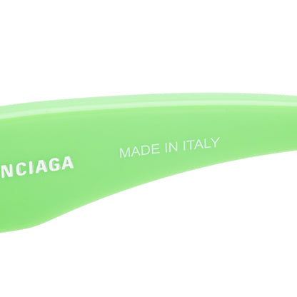 Balenciaga BB0095S Green Acetate Dynasty D-Frame Sunglasses