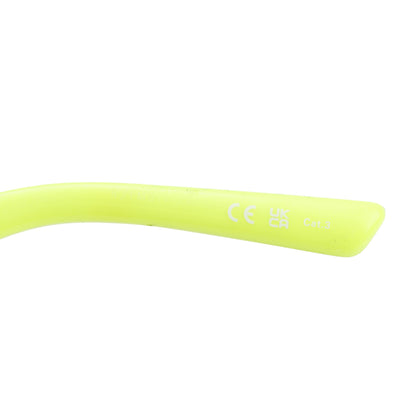 Balenciaga BB0095S Neon Green Acetate Dynasty D-Frame Sunglasses