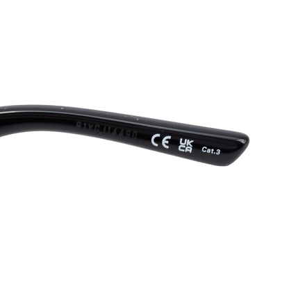 Balenciaga BB0096S Dynasty Black Acetate Rectangle Sunglasses
