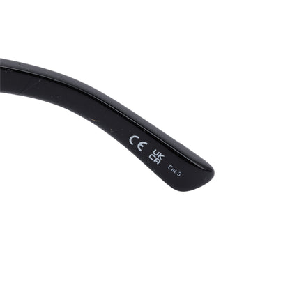 Balenciaga BB0260S Black Acetate Logo Rectangular Sunglasses