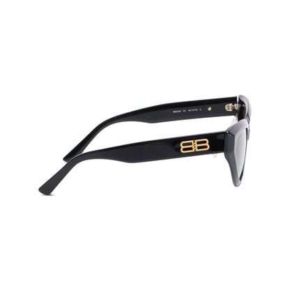 Balenciaga BB0270S Black Acetate Cat-Eye Sunglasses