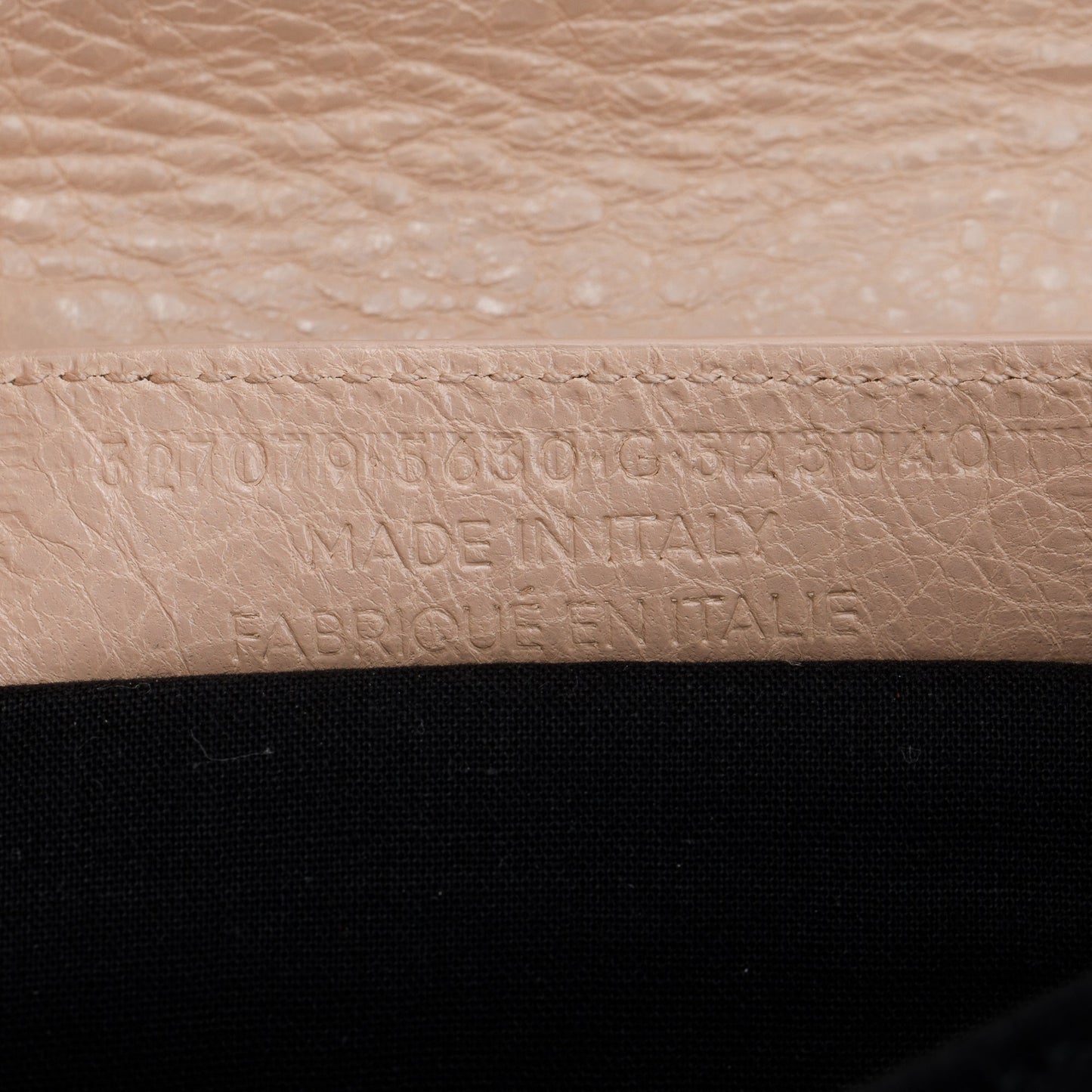 Balenciaga Beige Agneau Leather Giant 12 Envelope Strap Clutch