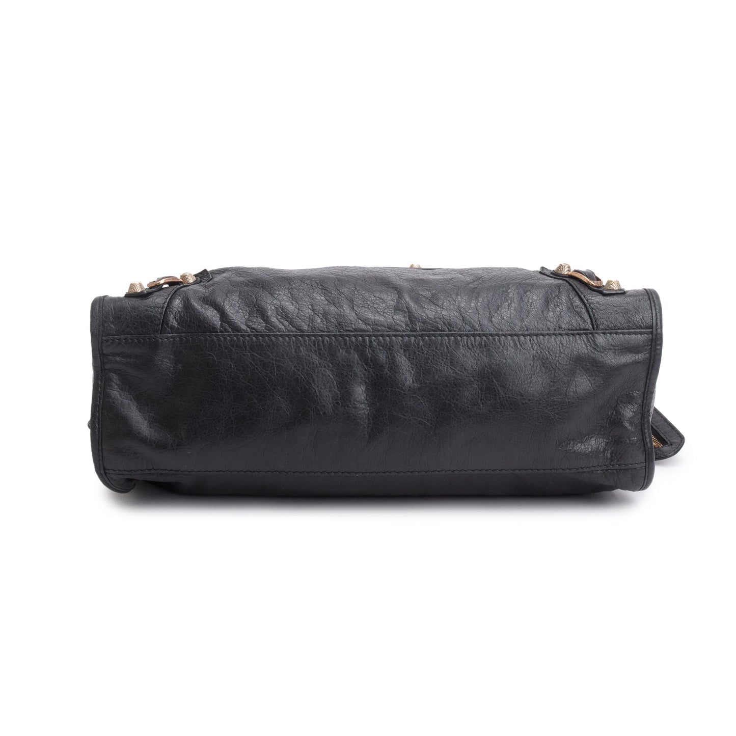 Balenciaga Black Agneau Leather Giant 12 City Bag