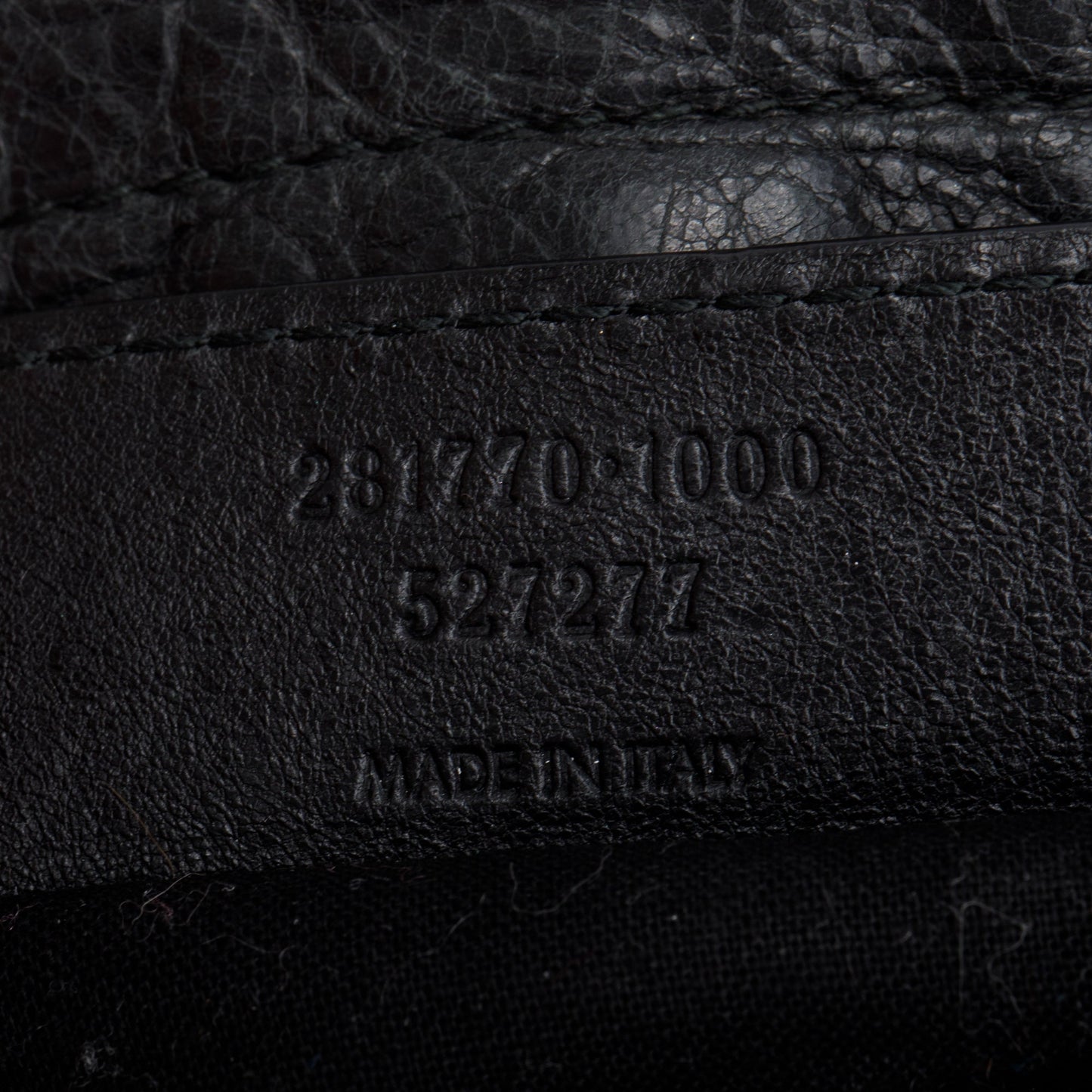 Balenciaga Black Agneau Leather Giant 12 City Bag