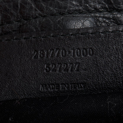 Balenciaga Black Agneau Leather Giant 12 City Bag