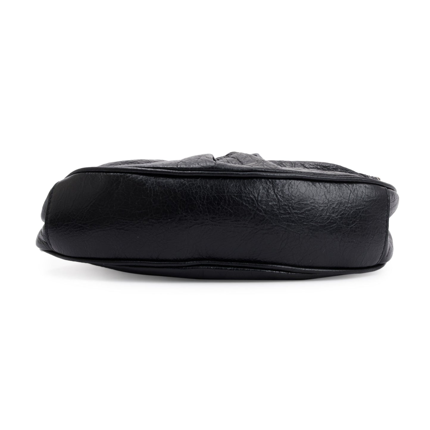 Balenciaga Black Arena Calfskin Leather Le Cagole XS Shoulder Bag