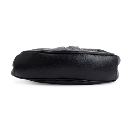 Balenciaga Black Arena Calfskin Leather Le Cagole XS Shoulder Bag