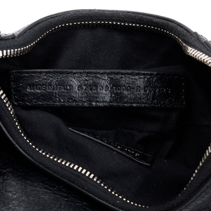Balenciaga Black Arena Calfskin Leather Le Cagole XS Shoulder Bag