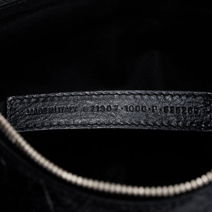 Balenciaga Black Arena Leather Le Cagole Small Shoulder Bag
