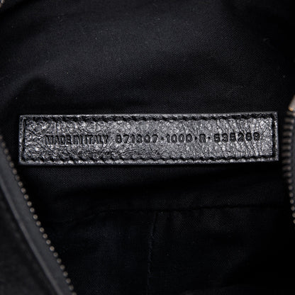 Balenciaga Black Arena Leather Le Cagole Small Shoulder Bag