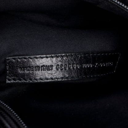 Balenciaga Black Calfskin Leather Explorer Belt Bag
