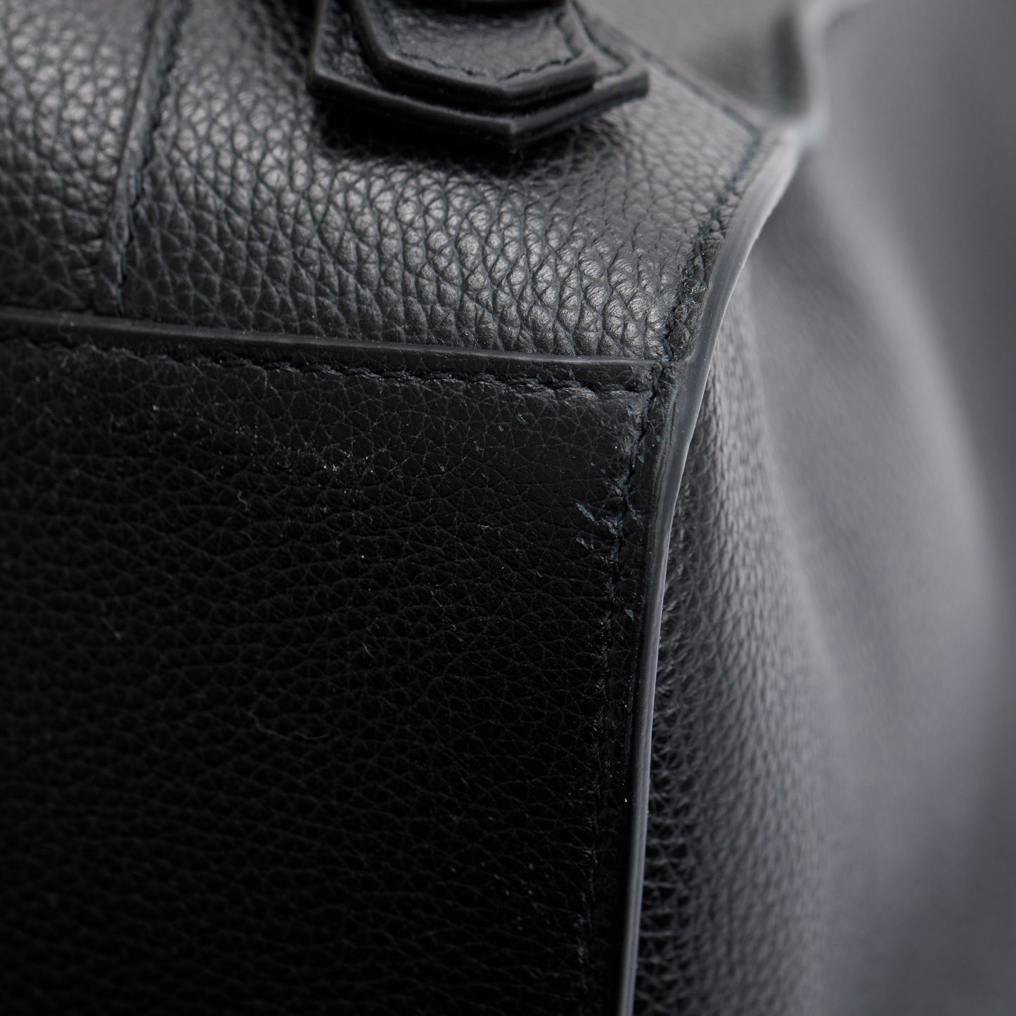 Balenciaga Black Calfskin Leather Large Neo Classic City Duffle Bag