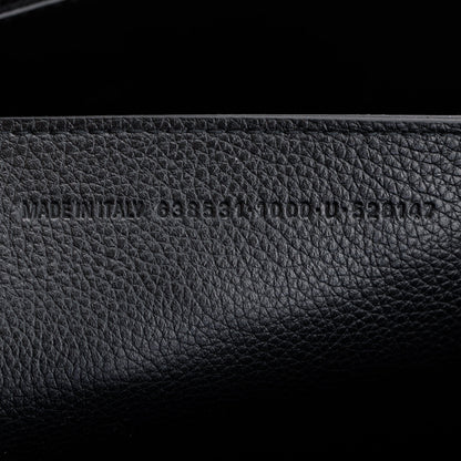 Balenciaga Black Calfskin Leather Large Neo Classic City Duffle Bag