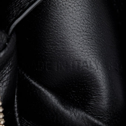 Balenciaga Black Calfskin Leather Logo Mini Cash Crossbody