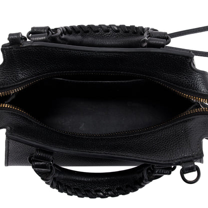 Balenciaga Black Calfskin Leather MIni Neo Classic Top Handle Bag