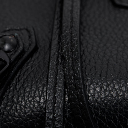 Balenciaga Black Calfskin Leather MIni Neo Classic Top Handle Bag